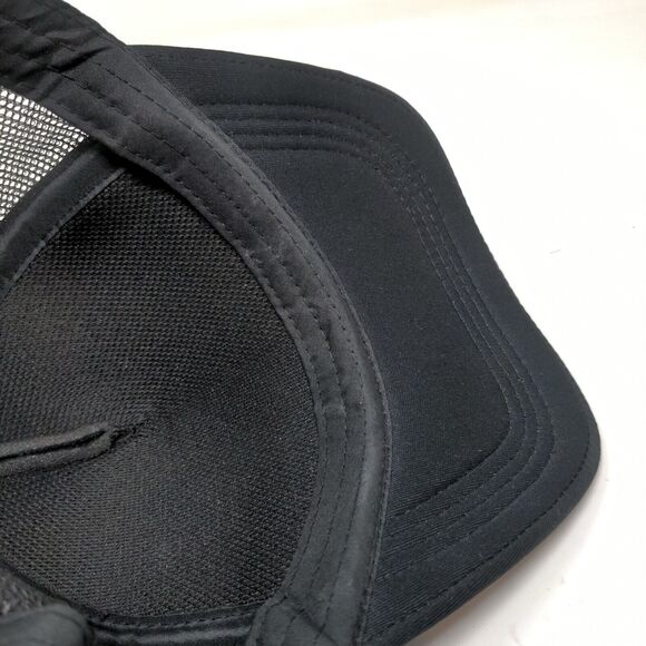 Unbranded Men's Snapback Mesh Back Hat Black Adjustable Skull Bear Graphic Logo - Picture 10 of 10